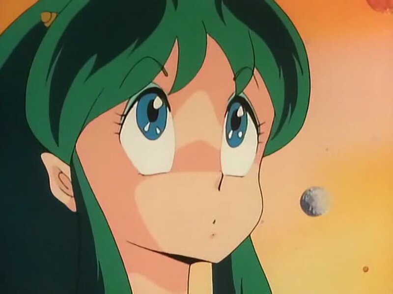 green-haired anime girl