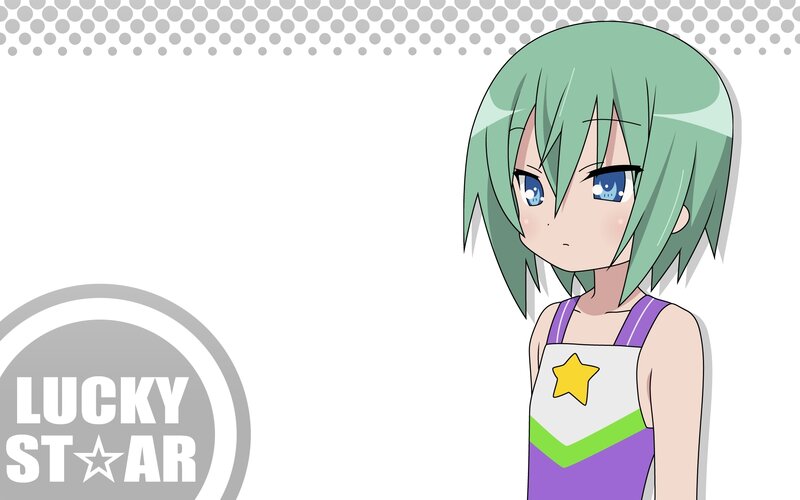 green-haired anime girl