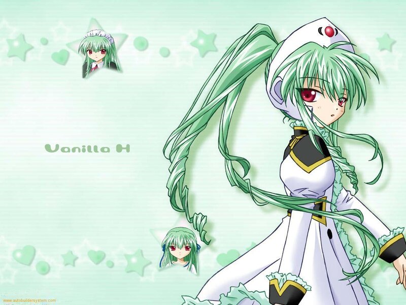 green-haired anime girl character
