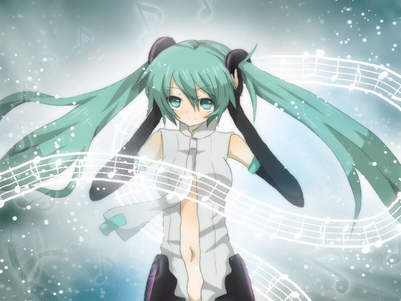 Green-haired Anime Girl — Cyan