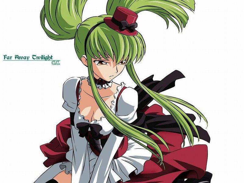 Green-haired Anime Girl — Green, Dramatic, Top Hat