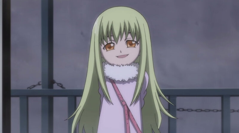 Green-haired Anime Girl — Green, Neutral, Furry Collar