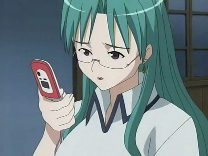 Green-haired Anime Girl — Green, Neutral, Glasses