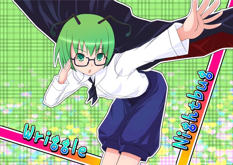 green-haired anime girl in uniform