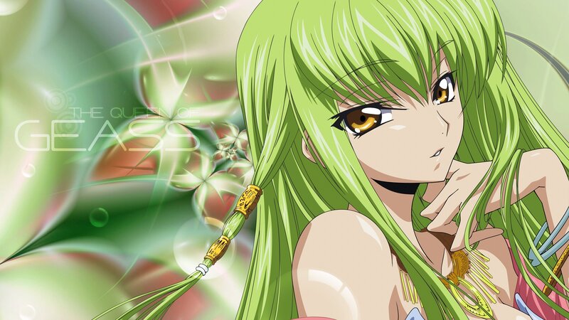green-haired anime queen