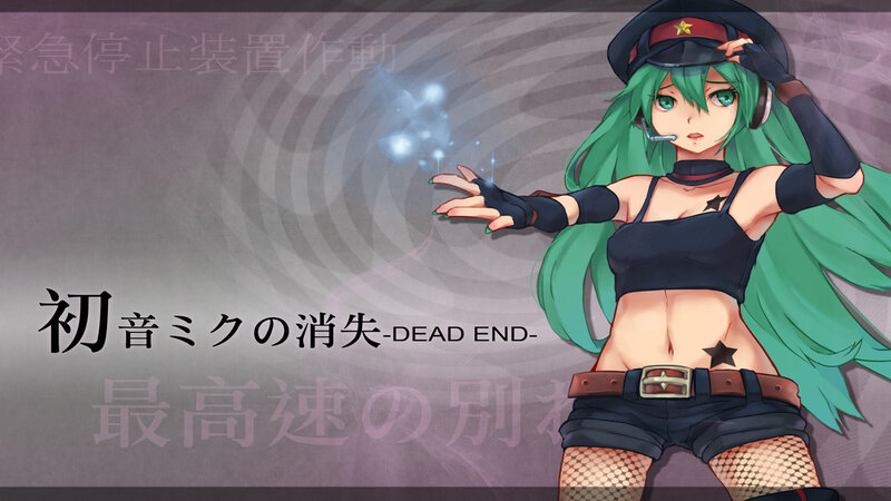 Green-haired Anime Woman — Green, Dramatic, Hat