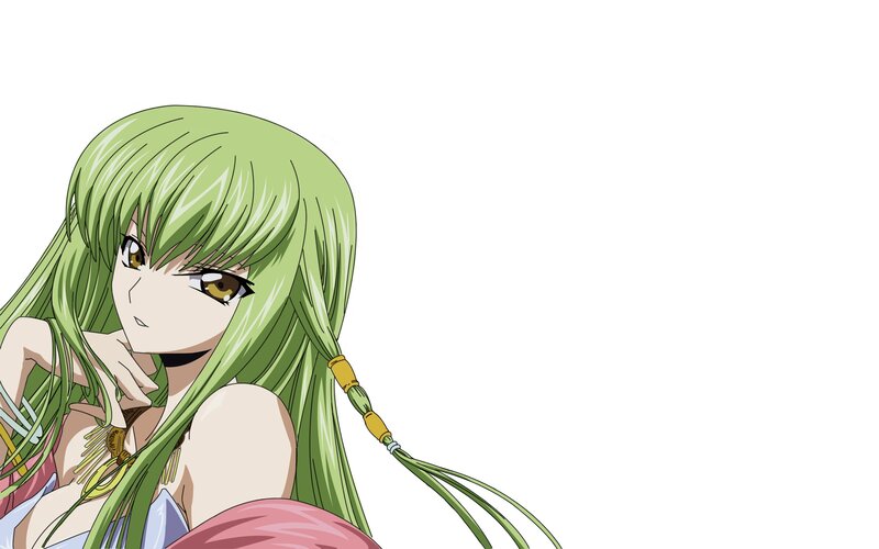 Green-haired Anime Woman — Green, Neutral, Long Hair