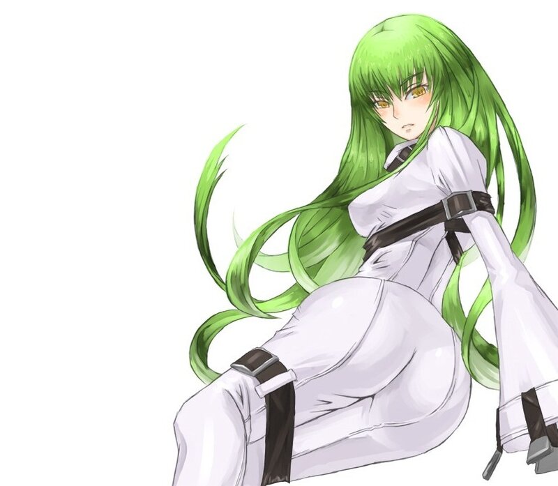 Green-haired Anime Woman — Green, Neutral