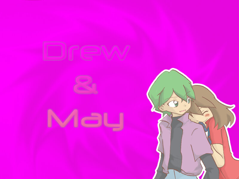 Green-haired Boy and Brown-haired Girl