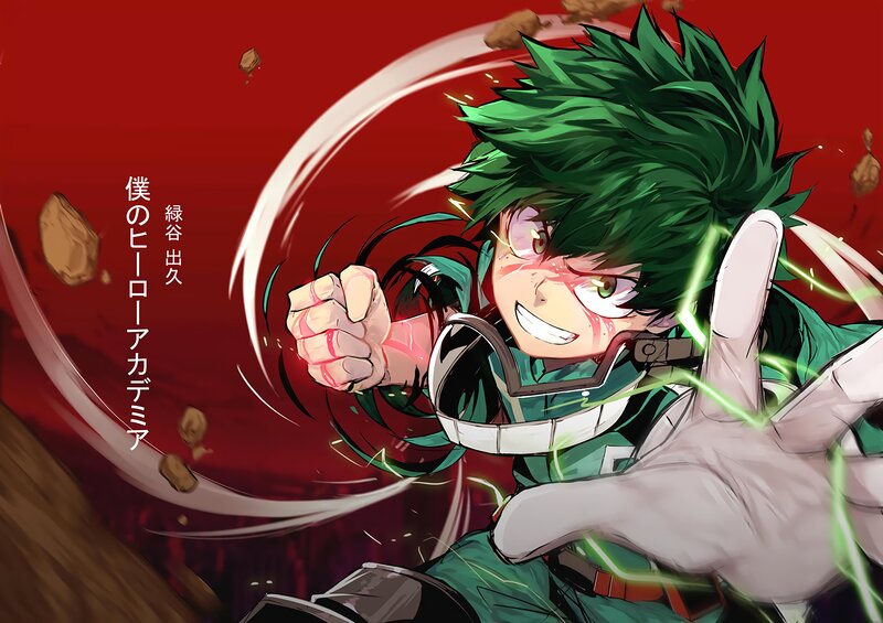 Green-haired Boy Fighting