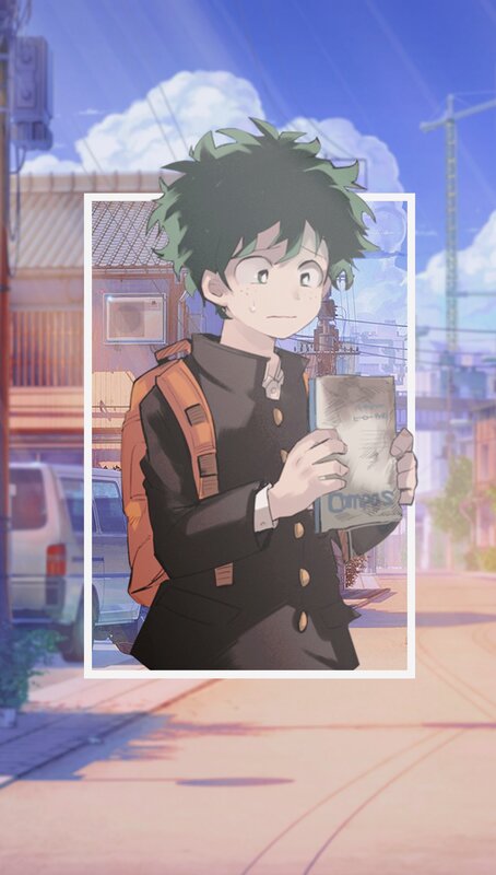Green-haired Boy Holding Book
