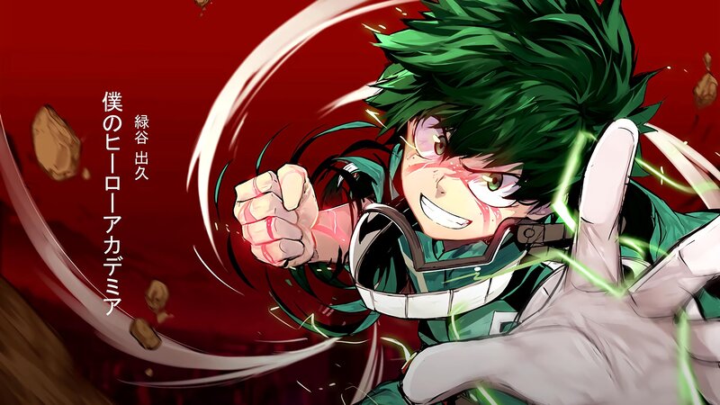 Green-haired Boy Punching