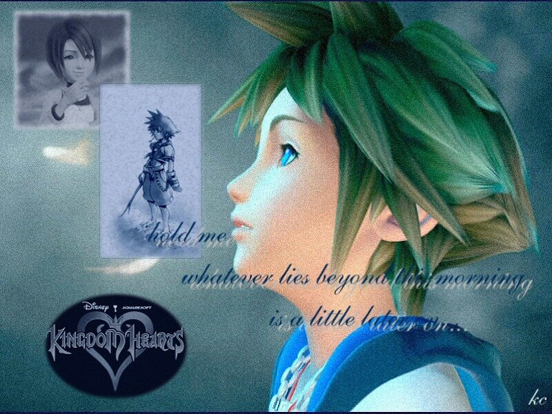 Green-haired Character — Blue