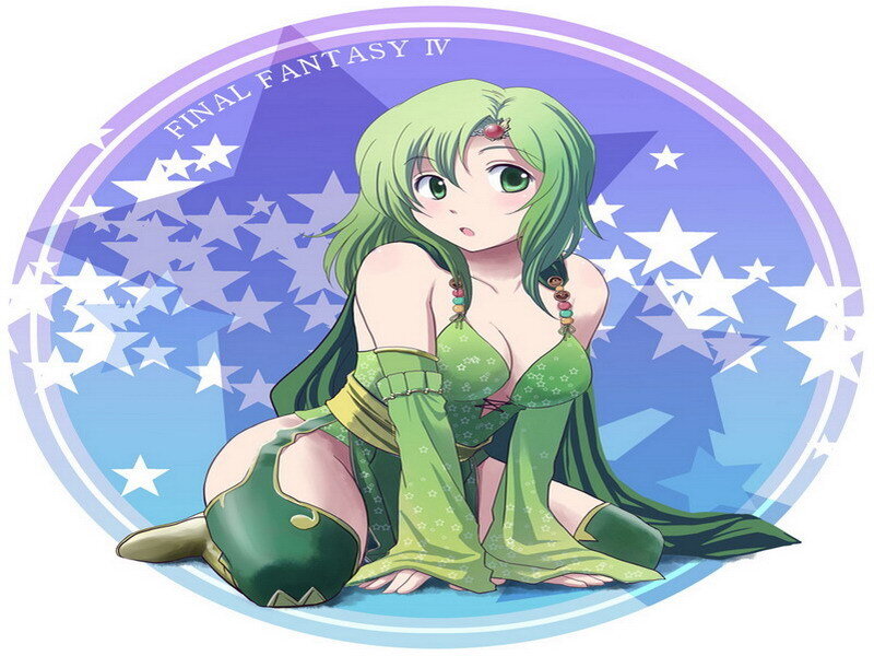 Green-haired character from Final Fantasy IV