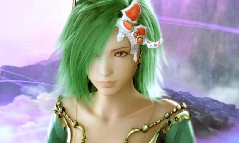 Green-haired Character — Green, Serene