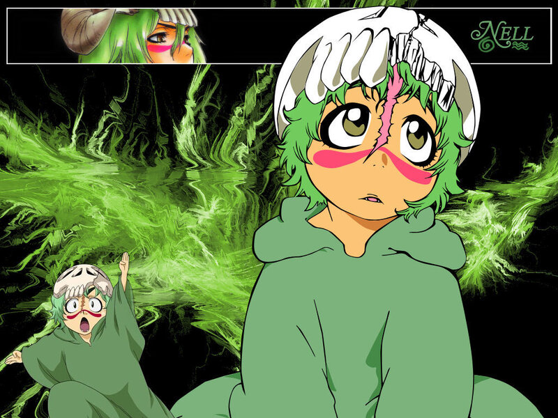 Green-haired Character in Cloak