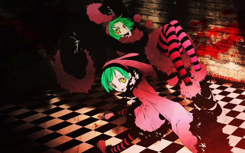 Green-haired Character in Pink Coat