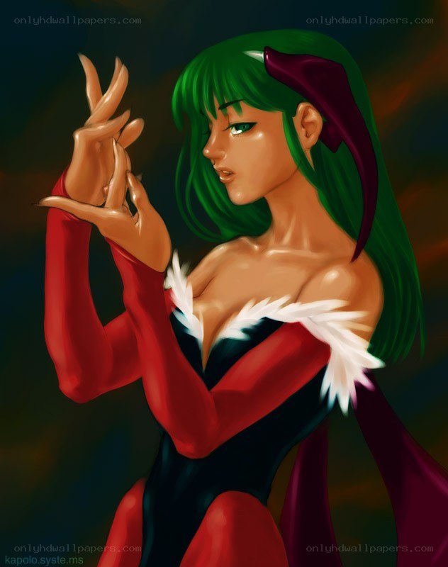 green-haired character in red outfit