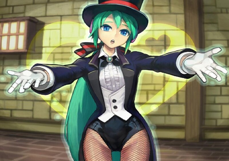 Green-haired Character in Tuxedo