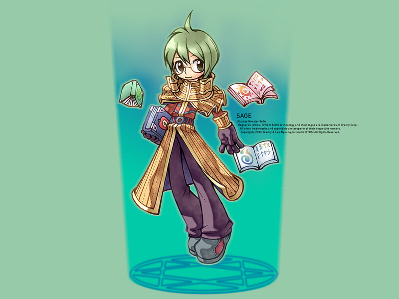 Green-haired Character — Teal, Calm