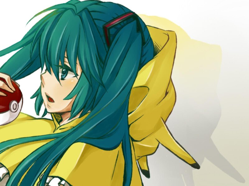 Green-haired Character