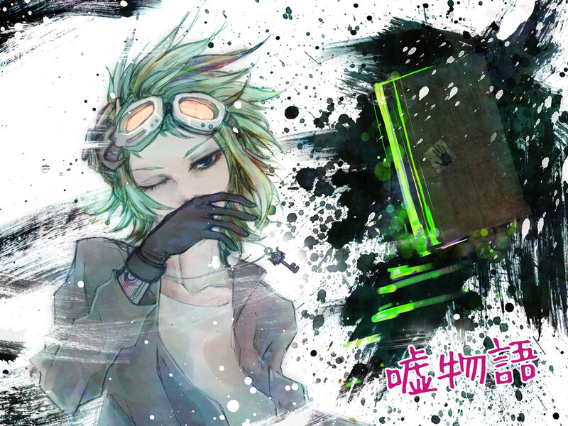 Green-haired Character with Goggles