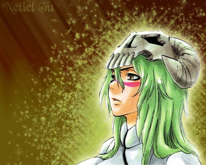 Green-haired Character with Skull Helmet — Green