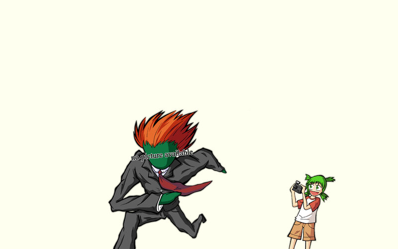 green-haired characters in action
