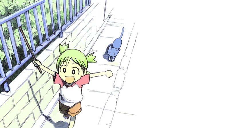 Green-haired Child Running