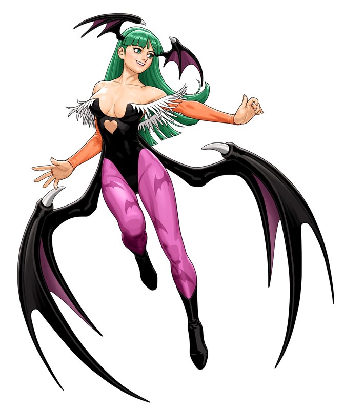 green-haired demon woman