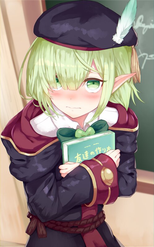 Green-haired Elf Child