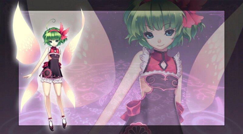Green-haired Fairy Character
