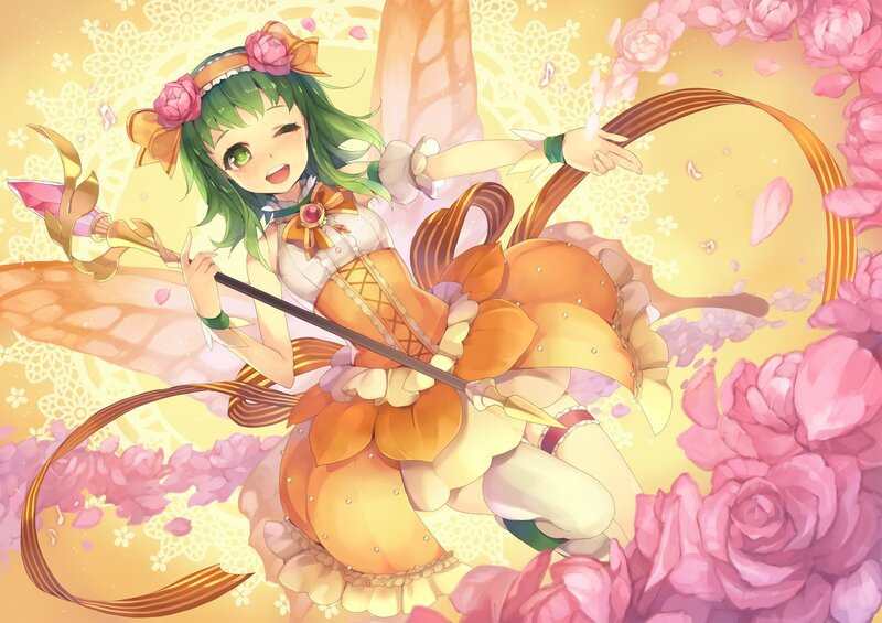 Green-haired Fairy Girl — Yellow
