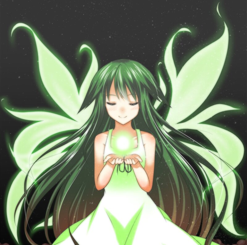 Green-haired Fairy — Green, Serene