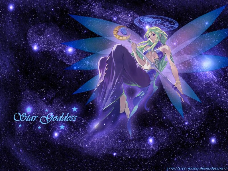 Green-haired Fairy Woman