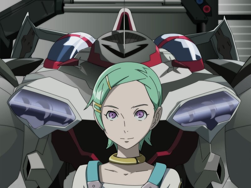 Green-haired Girl in Cockpit — Green, Calm