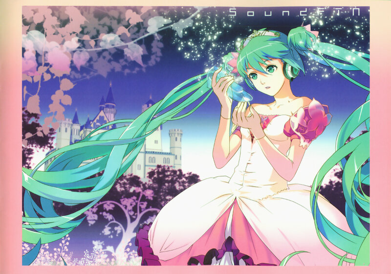 Green-haired Girl in Dress — Green, Dreamy