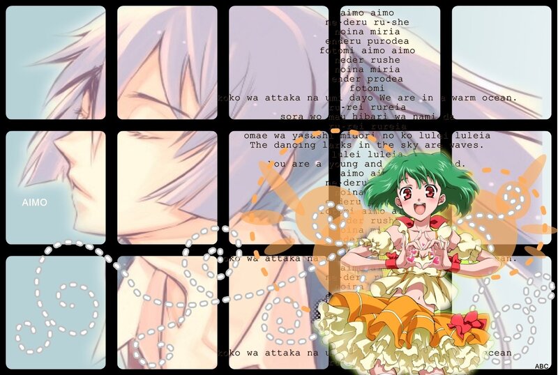 Green-haired Girl in Dress — Green, Playful