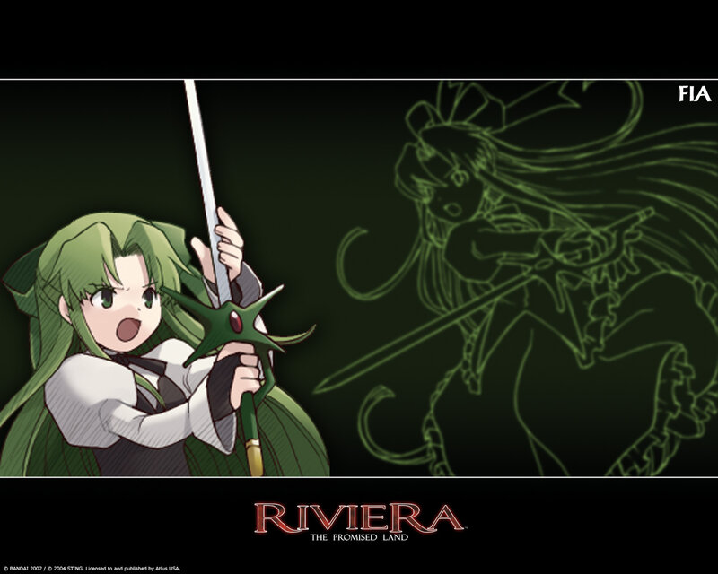 Green-haired Girl with Sword — Black