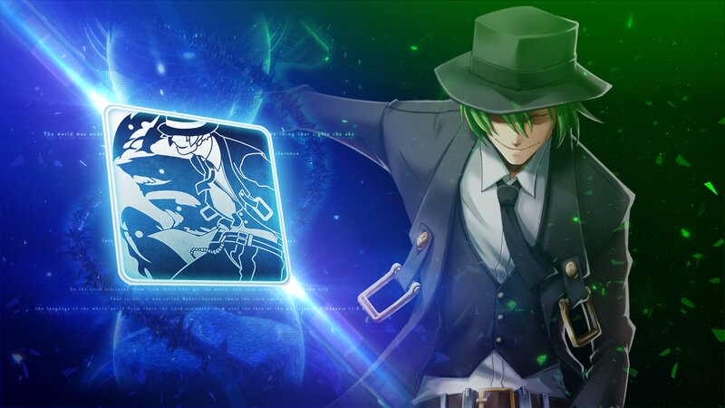 Green-haired Man in Hat