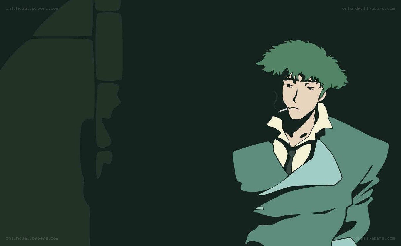 Green-haired man with cigarette