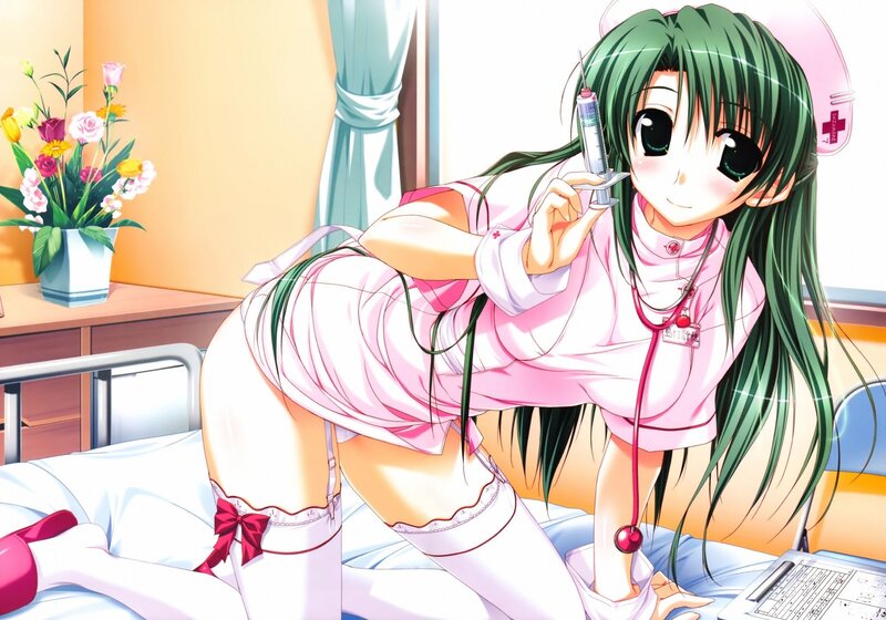 Green-haired Nurse