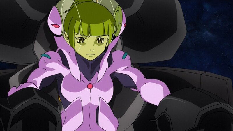 Green-haired Pilot in Cockpit