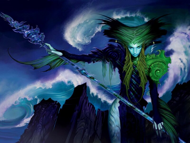 Green-haired Sea Creature