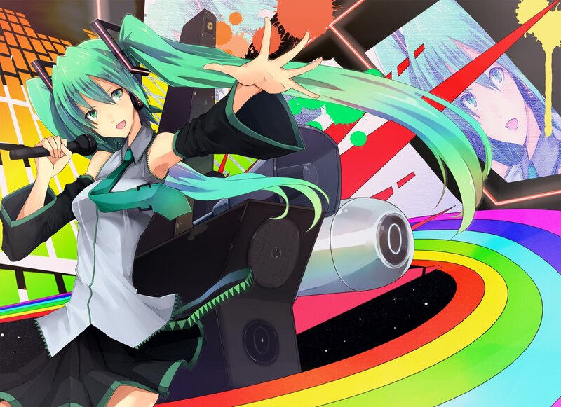 Green-haired Singer — Green, Energetic