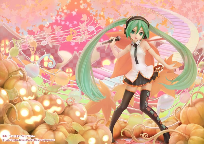 Green-haired Singer with Microphone — Pink