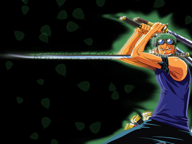 Green-haired Swordsman — Black
