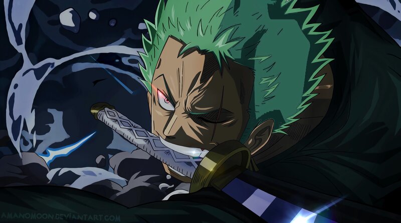 Green-haired Swordsman — Green, Intense