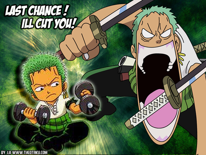 Green-haired Swordsman — Green