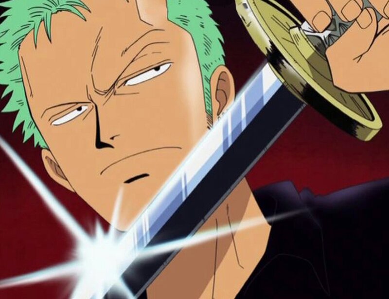 Green-haired Swordsman — Red